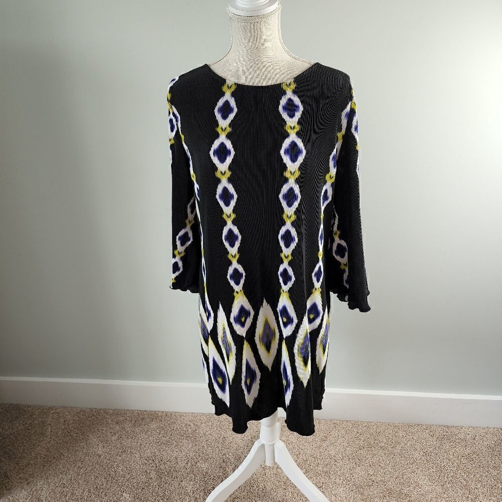 ALFANI WOMEN'S SHIFT BELL SLEEVE DRESS SIZE MEDIUM - Picture 1 of 5